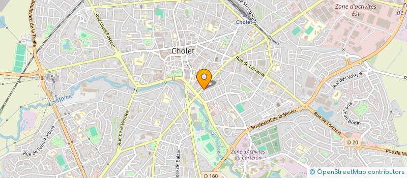 localisation de l'entreprise EURL DUPE à CHOLET