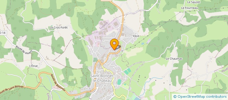 localisation de l'entreprise EURL DURAN CARRELAGE  SAINT-BONNET-LE-CHATEAU