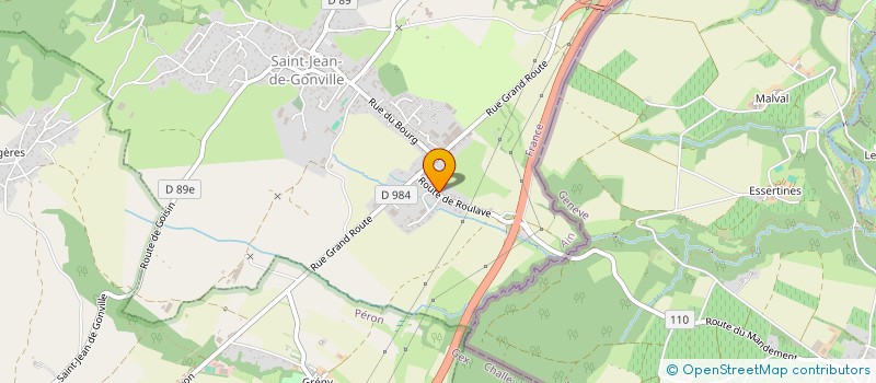 localisation de l'entreprise EURL DURAND  SAINT-JEAN-DE-GONVILLE