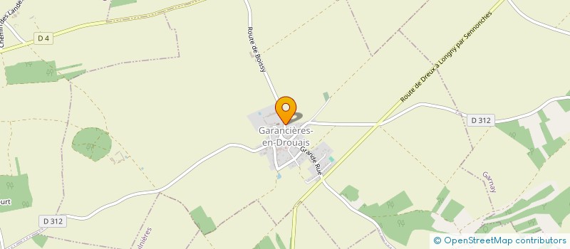 localisation de l'entreprise EURL DUTIL ALAIN à GARANCIERES-EN-DROUAIS