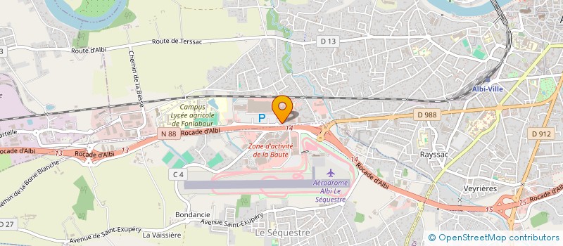 localisation de l'entreprise EURL DUVERCHIN CAROLINE à ALBI