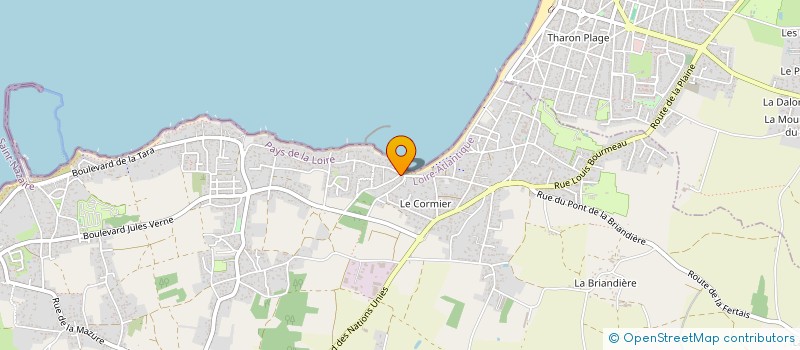 localisation de l'entreprise EURL DUVIEU ISABELLE à LA PLAINE-SUR-MER