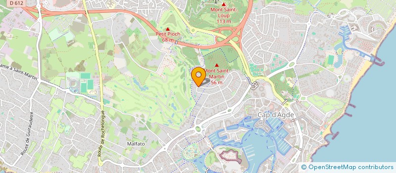 localisation de l'entreprise EURL DYLAN SAUTRON  AGDE