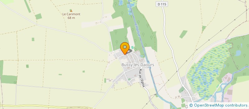 localisation de l'entreprise EURL E.C.C.  BUSSY-LES-DAOURS