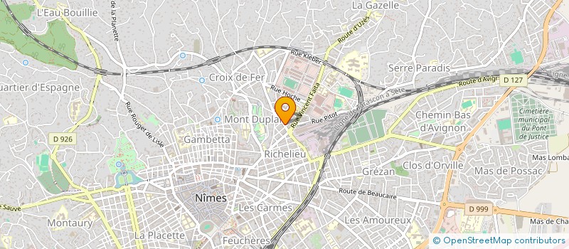 localisation de l'entreprise EURL E.C.S. à NIMES