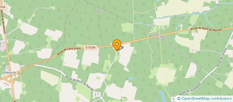 localisation de l'entreprise EURL E DESCAT  LACQUY