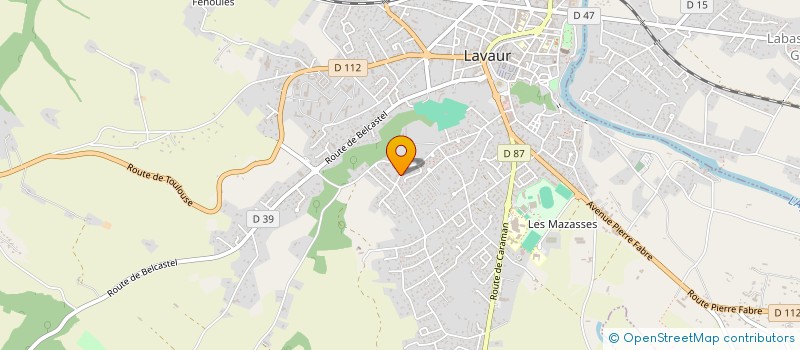 localisation de l'entreprise EURL 'E.G.F.ELECTRICITE' à LAVAUR