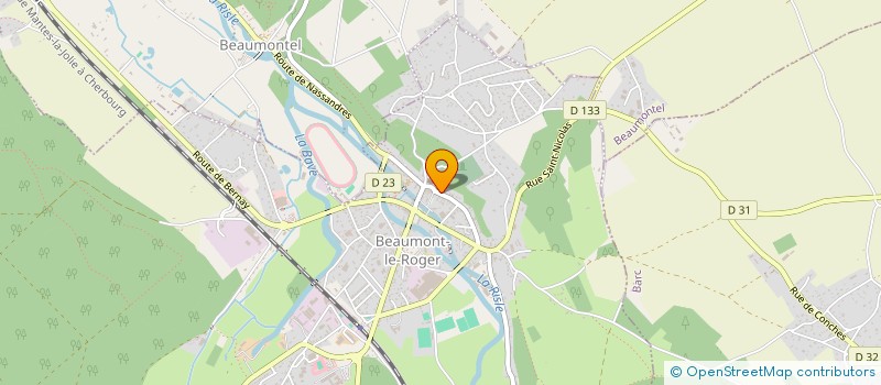 localisation de l'entreprise EURL E.I.C.K.  BEAUMONT-LE-ROGER