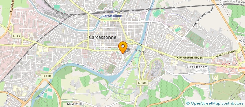 localisation de l'entreprise EURL E.M.S.F. à CARCASSONNE