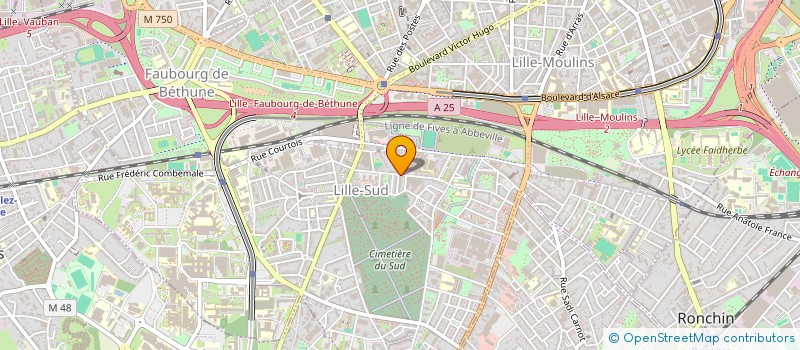 localisation de l'entreprise EURL E NOIR  LILLE