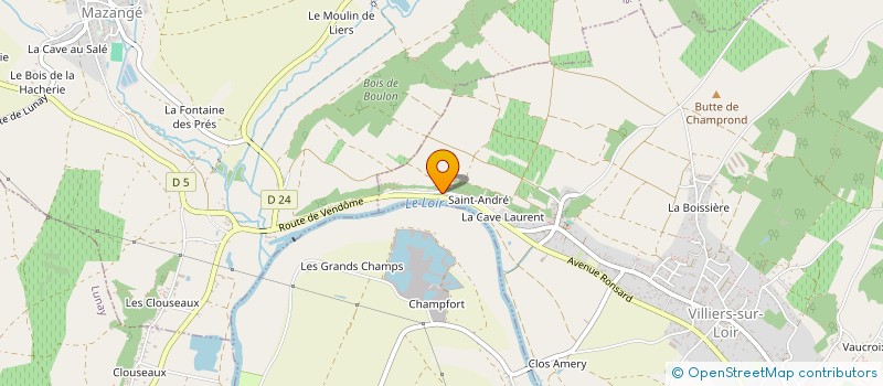 localisation de l'entreprise EURL E.S.K.V.  VENDOME