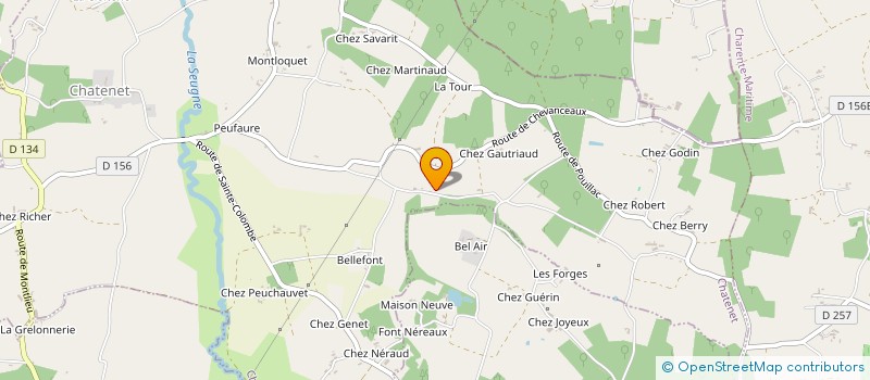 localisation de l'entreprise EURL E.T.T.P.  CHATENET