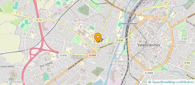 localisation de l'entreprise EURL E2A - EUROSTYLE-DAROLAX à VALENCIENNES