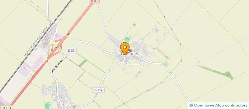 localisation de l'entreprise EURL E2CB à LAVANNES