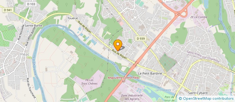 localisation de l'entreprise EURL EAGLE EXPRESS  SAINT-YRIEIX-SUR-CHARENTE