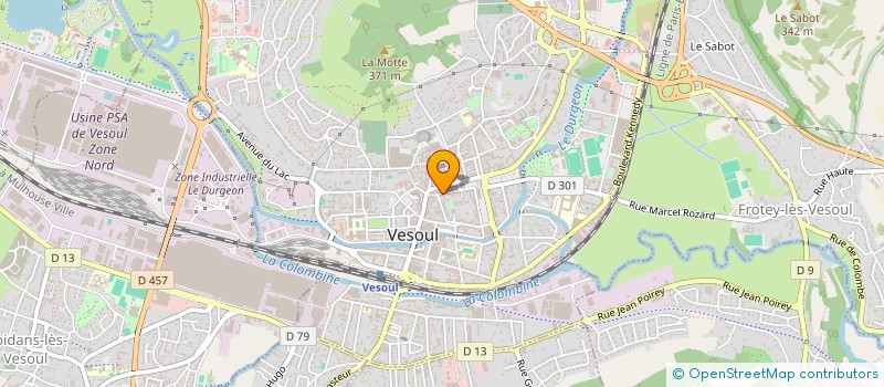 localisation de l'entreprise EURL EASY COIFFURE  VESOUL