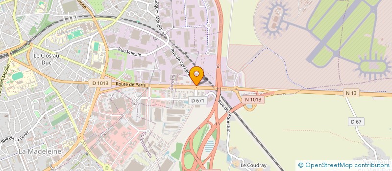 localisation de l'entreprise EURL EB SERVICES  LE VIEIL-EVREUX