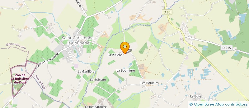 localisation de l'entreprise EURL EBF à MONTREVAULT-SUR-EVRE