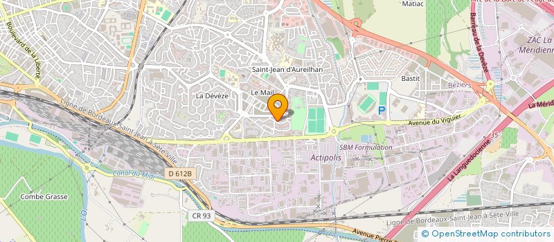 localisation de l'entreprise EURL EC BULUT  BEZIERS