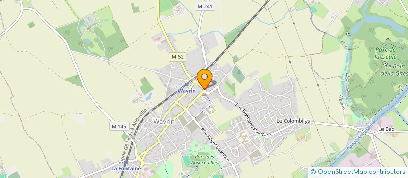 localisation de l'entreprise EURL ECO CHAUFFAGE  WAVRIN