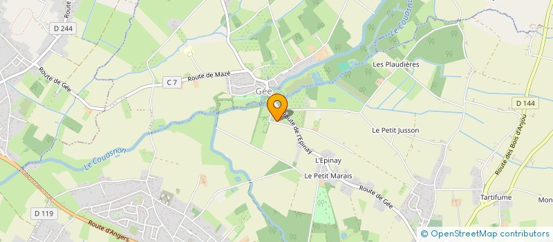 localisation de l'entreprise EURL ECOPA à BEAUFORT-EN-ANJOU