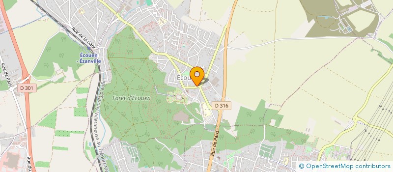 localisation de l'entreprise EURL ECOUEN SOLEIL  ECOUEN