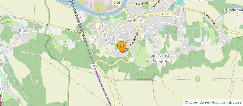 localisation de l'entreprise EURL ECS EXCLUSIVE CAR SERVICE  VERBERIE