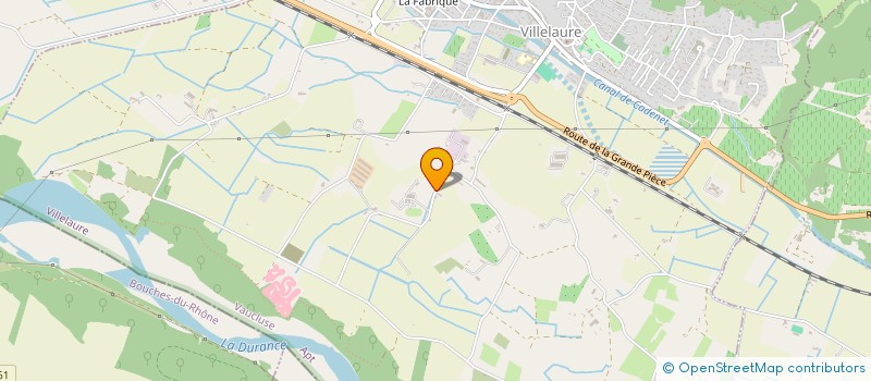 localisation de l'entreprise EURL ECURIES GILLES BERTRAN DE BALANDA  VILLELAURE