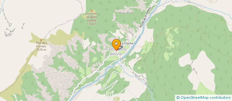 localisation de l'entreprise EURL EDANDER  PRADS-HAUTE-BLEONE