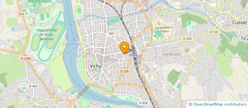 localisation de l'entreprise EURL EDILE à VICHY