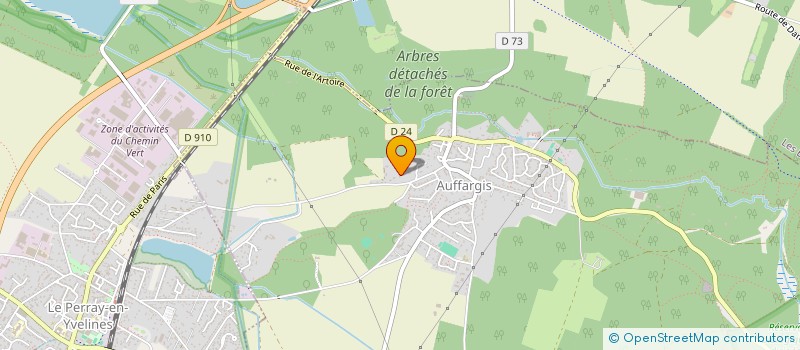 localisation de l'entreprise EURL EDOUARD MATHE à AUFFARGIS