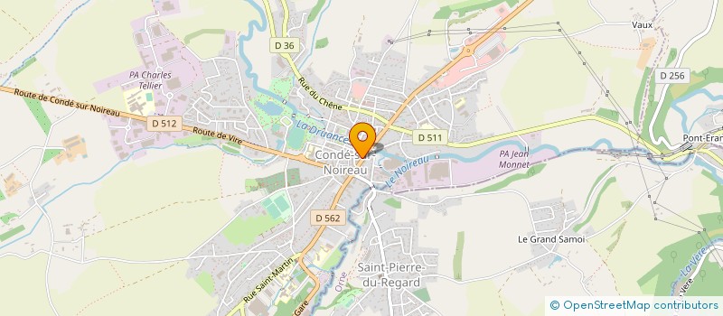 localisation de l'entreprise EURL EFSANE à CONDE-EN-NORMANDIE
