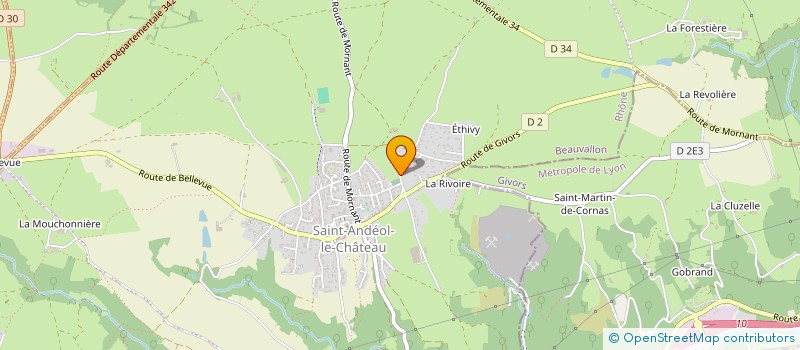 localisation de l'entreprise EURL EGECRI à BEAUVALLON
