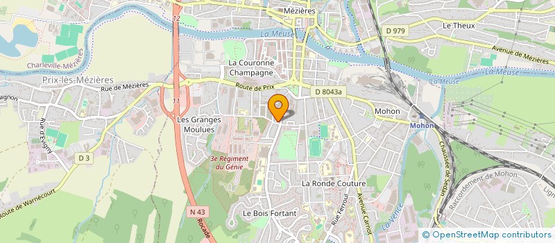 localisation de l'entreprise EURL EGENCO à CHARLEVILLE-MEZIERES