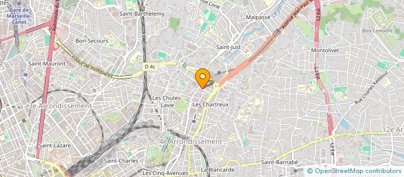 localisation de l'entreprise EURL EGPI à MARSEILLE