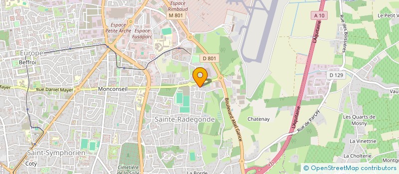 localisation de l'entreprise EURL EGS. à TOURS