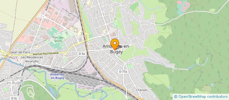 localisation de l'entreprise EURL EL AOUDATI à AMBERIEU-EN-BUGEY