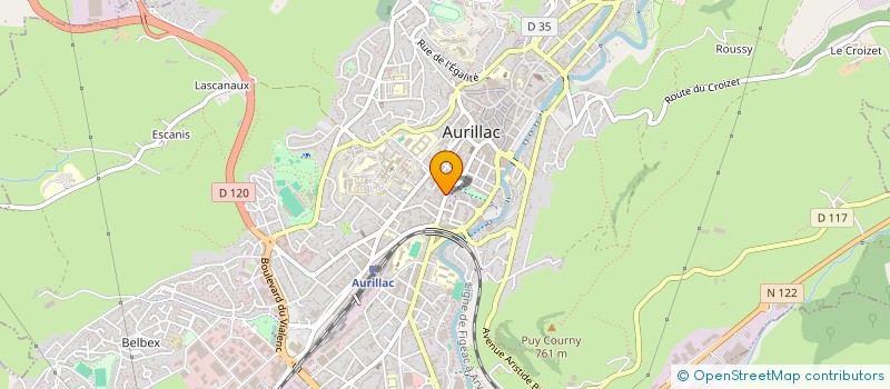 localisation de l'entreprise EURL EL CUBANITO à AURILLAC