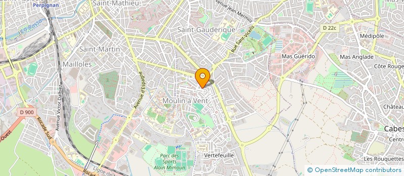 localisation de l'entreprise EURL EL GAABOURI CONSTRUCTION  PERPIGNAN