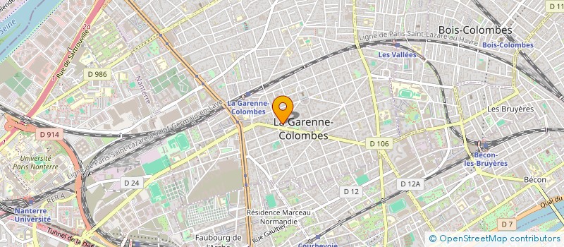 localisation de l'entreprise EURL EL PATRIMOINE à LA GARENNE-COLOMBES