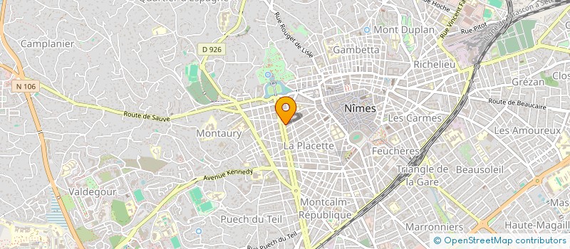 localisation de l'entreprise EURL EL-TALLER à NIMES