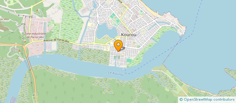 localisation de l'entreprise EURL ELEC-BAT à KOUROU