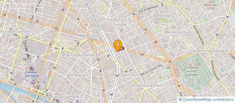 localisation de l'entreprise EURL ELEC DEV à PARIS