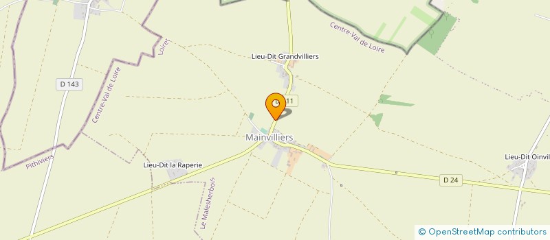 localisation de l'entreprise EURL ELECTRICITE MOLVEAUX à LE MALESHERBOIS