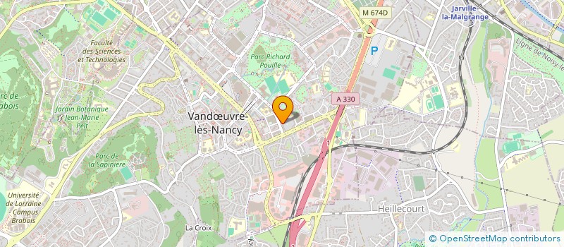 localisation de l'entreprise EURL ELECTRO SECURE à VANDŒUVRE-LES-NANCY