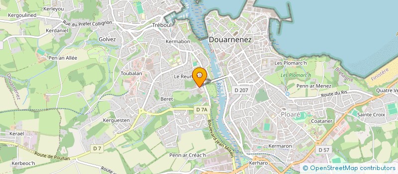 localisation de l'entreprise EURL ELECTRONIC PARADISE NETWORK à DOUARNENEZ