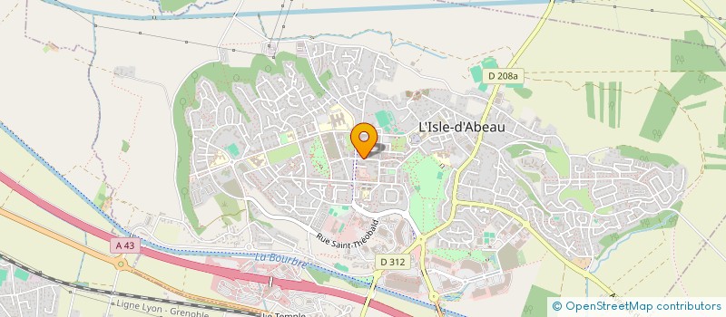 localisation de l'entreprise EURL ELFA  L'ISLE-D'ABEAU