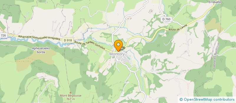 localisation de l'entreprise EURL ELGOYHEN  TARDETS-SORHOLUS