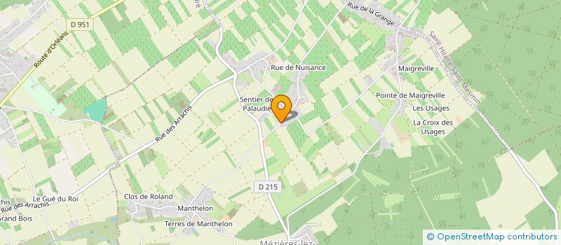 localisation de l'entreprise EURL ELISE JAVOY à MEZIERES-LEZ-CLERY