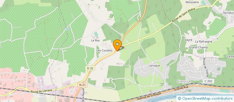 localisation de l'entreprise EURL ELOU à BERGERAC